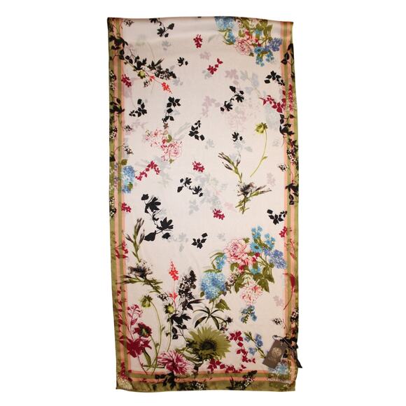 Vince Camuto 100% Silk 72" x 18" Shadow Blossom Oblong Scarf #VC2508 - Picture 1 of 2